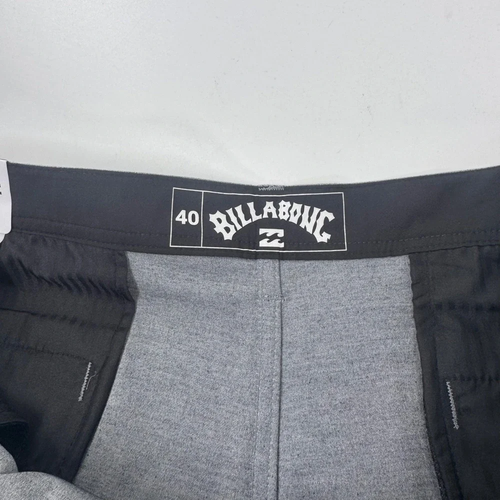 Billabong Mens Hybrid Shorts Charcoal‎ Grey Stretch Walk Shorts Size 40 NEW